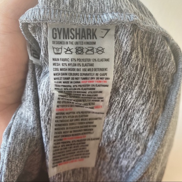Gymshark gray leggings sz small - Picture 7 of 7